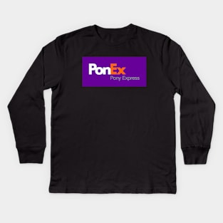 Pony Express Kids Long Sleeve T-Shirt